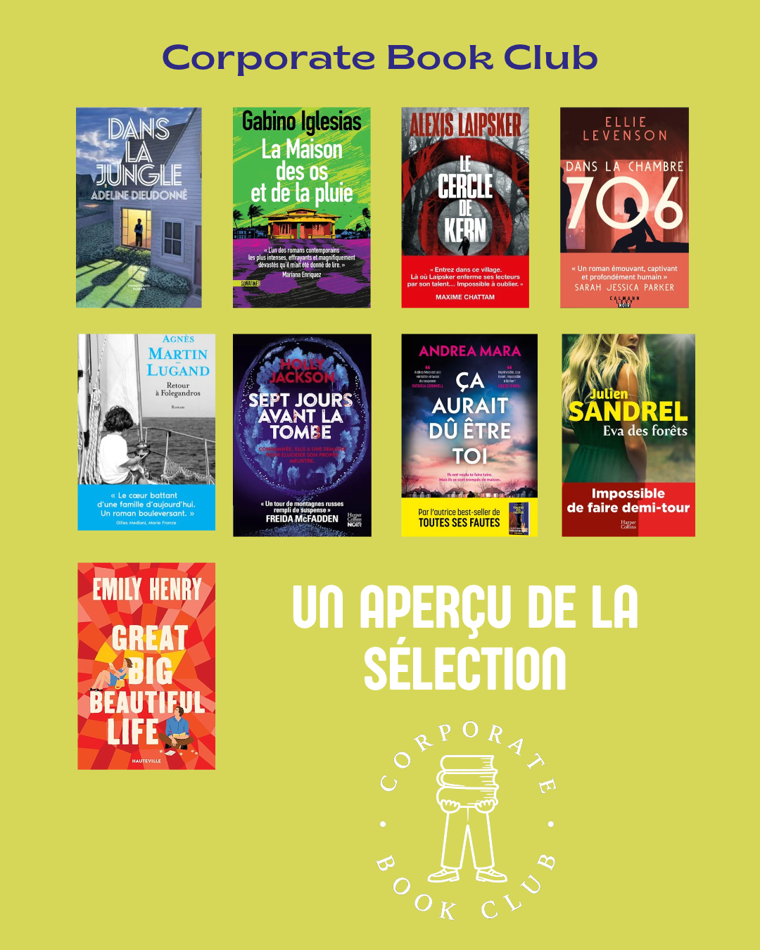 Sélection bimestrielle de livres Bookloop livrés au bureau